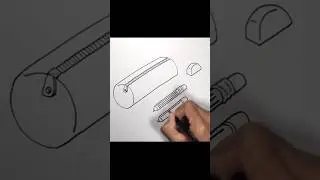 How to draw pencil case easy Drawing #shorts #shortvideo #shortsvideo