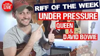 How to Play Under Pressure by Queen & David Bowie on Guitar | Riff Of The Week (EASY!)