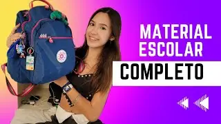 MOSTRANDO MEU MATERIAL ESCOLAR 2023 | Mafer