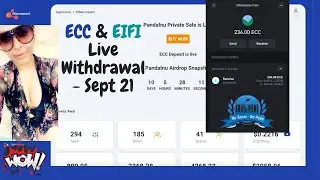 ECC & EIFI Live Swap & Withdrawal || Sept-21-2021