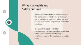 Positive Health and Safety Culture