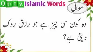 Islamic Gk - Urdu Quiz - Islamic Questions and Answers Urdu - Islamic Paheli - Islami Sawal O Jawab
