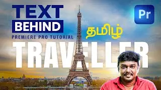 Unbelievable! 😱 Add TEXT Behind Objects in Premiere Pro | Tamil Tutorial | Mind-Blowing Edit Trick