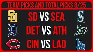 MLB Picks Today 8/25/25 | MLB Picks & Predictions Today 8/25/25
