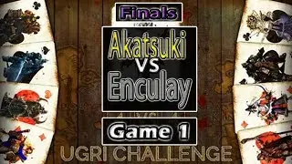 Warcraft 3 - 4on4 Ugri Challenge | Finals | Akatsuki vs Enculay | Game 1