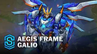 Aegis Frame Galio Skin Spotlight - Pre-Release - PBE Preview - League of Legends