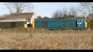 Old diesels, steam and 3rd rail EMU’s through Retford, November 2025