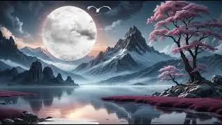 🌙Mountain Lake at Night | Soothing Jazz & Nature Sounds for Deep Relaxation
