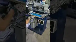 Multipurpose Semi-automatic Cylindrical Silk Paper Cup Paint bucket Curved Screen Printing Machine
