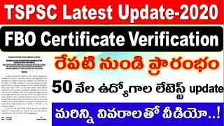 FBO certificate Verification Details and 50k jobs Update for aspirant by SRINIVASMech