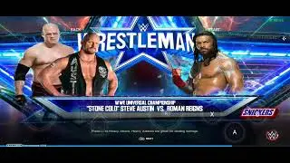 WWE 2K 23 # Attitude era stone gold # first gameplay WrestleMania 38 arena