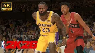 NBA 2K26 | Raptops vs Lakers | Barnes vs Lebron | 4K Ultra Realistic Full Game Jan 18 2026