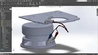 Routing Twisted Pair Wires from PCB Connectors to Speaker Terminals in SOLIDWORKS