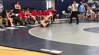 HS Wrestling, Nate Martinez, 121 lb, Spartan Duels Tournament 2025, vs. Harrington, 12-6-25