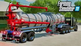 Предварительный просмотр мода &mdash; 7700 BOSS Nuure Trailer (от Custom Modding) | Farming Simulator 22
