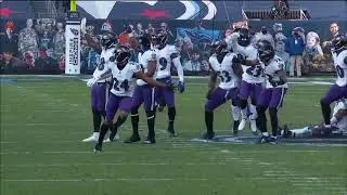 Ravens stomp on Titans logo after Marcus Peters' interception