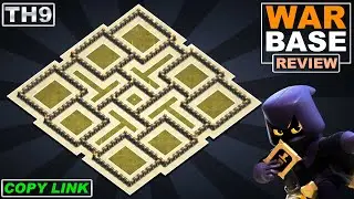 BEST! TH9 War Base 2022 | COC Town Hall 9 (TH9) Base COPY LINK - Clash of Clans