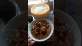 Mutton🐐 with pulao🍛👌🏻😍 #shorts #mutton #pulao #food