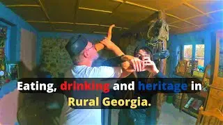 Wining&Dining. Local village culture in rural Georgia, Caucasus.
