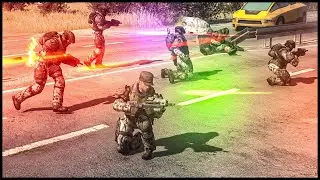 Battle for New Alexandria Outskirts during Fall of Reach! Halo: The Silent Cartographer Mod