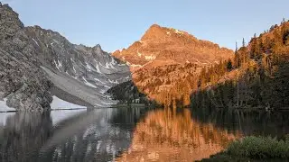 Merriam Lake and Pass Lake in the Lost River Range Idaho