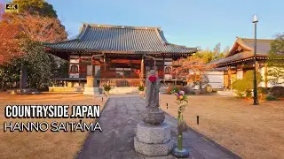 When Japan Turns Rural: Evening Walk in Hanno, Saitama | 4K