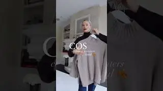 COS cashmere sweaters haul 🍂🤍#coshaul #cos #clothinghaul #ootd #ootdfashion