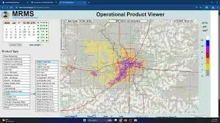 July 17, 2025 Flash Flood - MRMS Crest Unit Flow