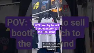 POV: You try to sell bootleg merch to the Real Band 👕 #5sos #funny #viralvideo