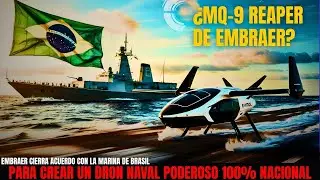 EMBRAER revela NUEVO DRON AERONAVAL que puede EQUIPAR FRAGATAS BRASILE&Ntilde;AS!