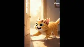 Thank God for Life A Wholesome Disney-Style Cat Story 🙏✨ #animatedshort #cat #gratefulheart