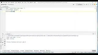 Getting user input in python