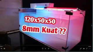 Beli Aquarium dan Rak Holow 120x50x50 8mm // 1jt-an