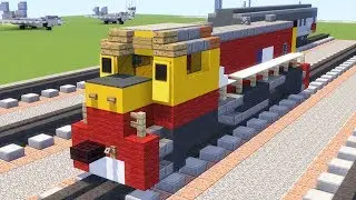 Minecraft V/Line P class Diesel Locomotive Tutorial