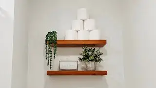 Rustic Farmhouse Floating Shelves