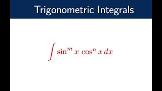 Math 106 ( 25 - Trigonometric Integration (part 1))