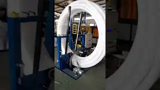 customized pipe wrapping machine large tube vertical wrap machine