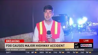 Heavy fog leads to serious crash on I-45 North