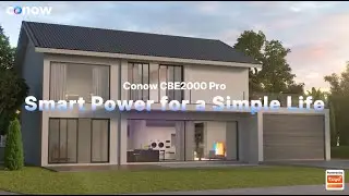 Smart Power, Simple Life | Conow CBE2000 Pro Plug & Play Energy Storage#conow #tuya #CBE2000Pro