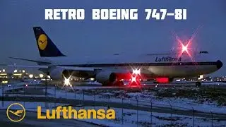 Ultra Rare! Lufthansa Retro Boeing 747-8i Takeoff RWY 06L @ Toronto Pearson Int'l March 4, 2016
