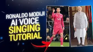 how to make Ronaldo ai voice | ai song cover tutorial | make any ai voice