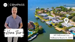 407 Driftwood Ave, Melbourne Beach, FL 32951 | Carpenter Kessel | Compass #waterfront #realestate
