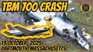 Авария TBM 700 N111RF в Нью-Бедфорде, штат Массачусетс, 13 октября 2025 г.