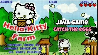 Hello Kitty Farm sanrio 2003 128x128 Java Game.