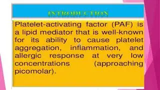 Platelet activating factor/Vlog 39