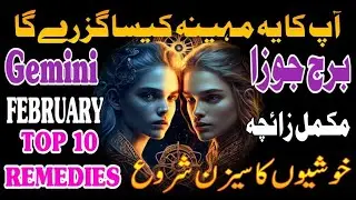 Gemini February 2026 | Monthly Horoscope | Burj joza | Mithun Rashi | February Horoscope Perdictions