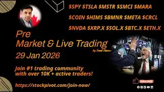 📊 Pre -Market Analysis Live 29 Jan $SPY $TSLA $COIN $AMZN $BMNR $HIMS $SMCI $DVLT $NVDA $BTC.X