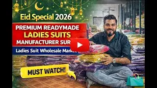 Eid Special 2026 | Premium Readymade Ladies Suits Manufacturer Surat | Ladies Suit Wholesale Market