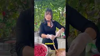 第一次做的猪血肠，做出来太棒啦！ 也不知道是谁想出来的猪血肠，真的好好吃。第一次做经验不足，大家多多指导#猪血肠 #新农人计划2025 #抖音新农人 #乡村美食