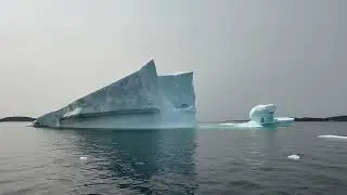 Circling an Iceberg near Twilingate, NL
